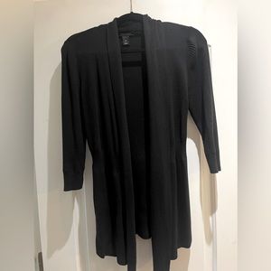 White house black market black cardigan